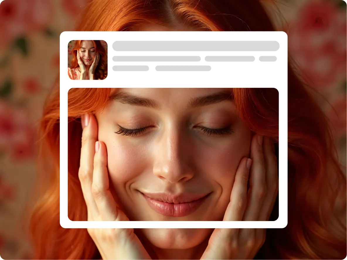 A classic push notification ad shown over a lifestyle photo